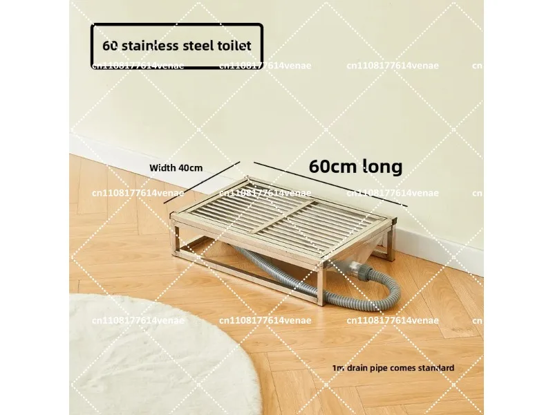 Stainless Steel Dog Toilet Automatic Cleaning Fixed-Point Defecation Pet Urinal Indoor Potty for Small Dogs