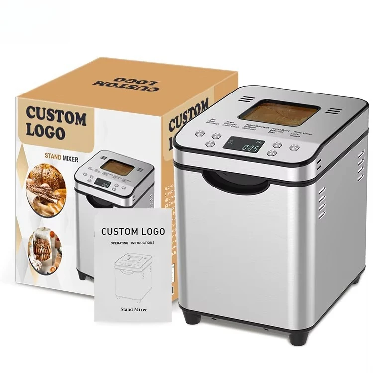 

Профессиональная электрическая хлебопечка 8 дюймов для домашнего использования 2024 года с инструкцией на французском и немецком языках