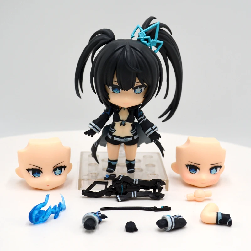 #2155 Black Rock Shooter Elishka Anime Girl Figure Black Rock Shooter FRAGMENT Elishka Action Figure Collectible Model Doll Toys