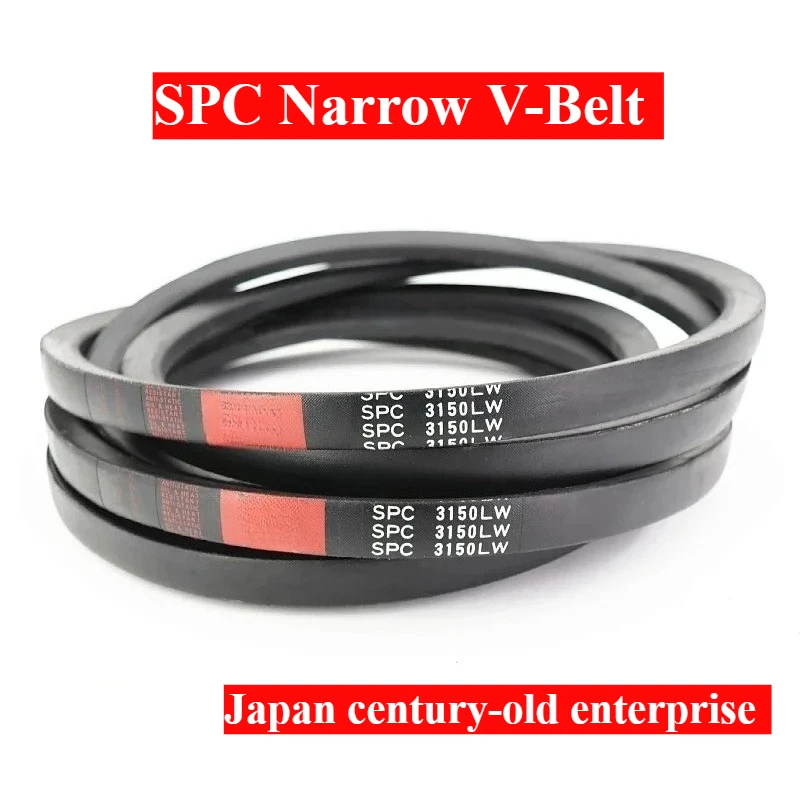

SPC3300 SPC3350 SPC3400 SPC3450 SPC3500LW Narrow V-belt Tools Motor Machine Powerlifting Conveyor Rollers Japan Rubber V-belt