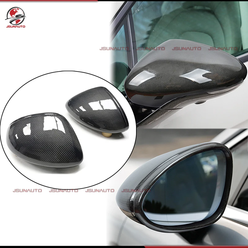 

Replacement Style Carbon Fiber External Accessories for Porsche Panamera 971 Side Mirror Cover Premium Paste Rearview Mirror Cap