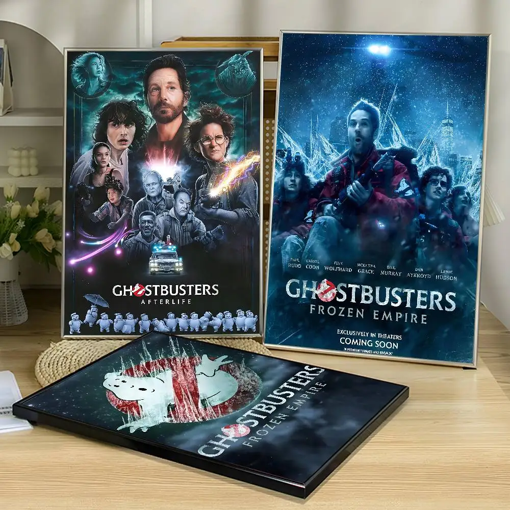 Film Ghostbusters F-Frozen E-Empire 2 Poster Waterproof Wall Art Sticker For Bar Vintage Room Decor High Quality Print Gift