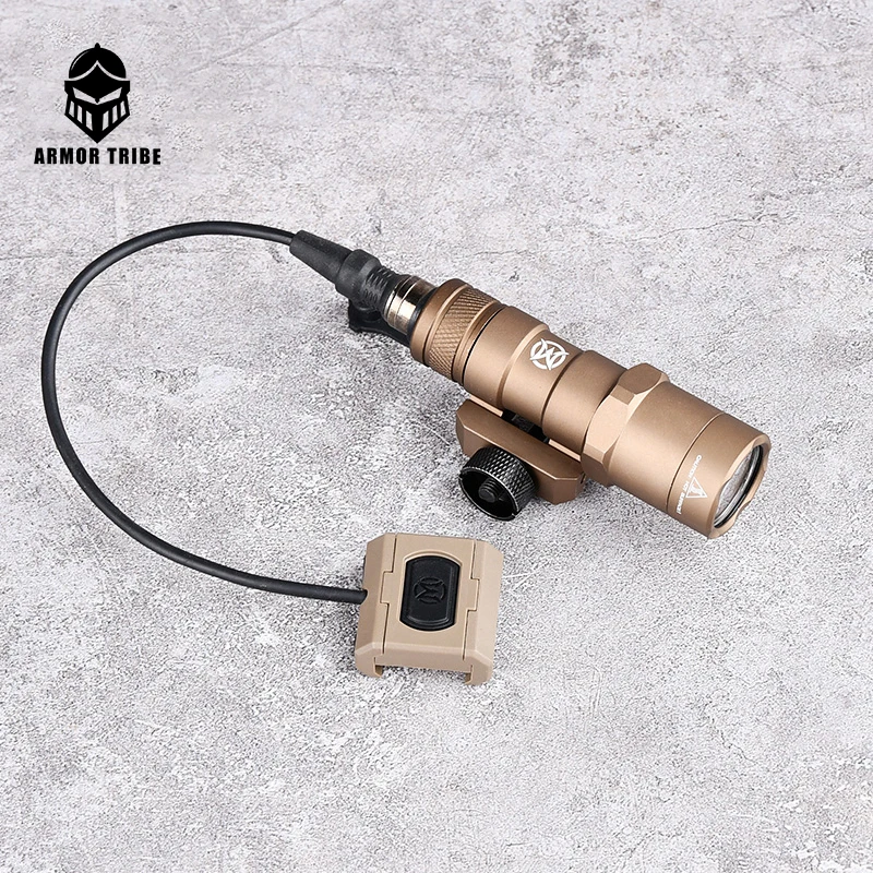 Tactical Surefir M300 M300B Flashlight Scout Lamp Fit MLOK KEYMOD Switch M300A White LED Light AR15 Airsoft Hunting Accessories