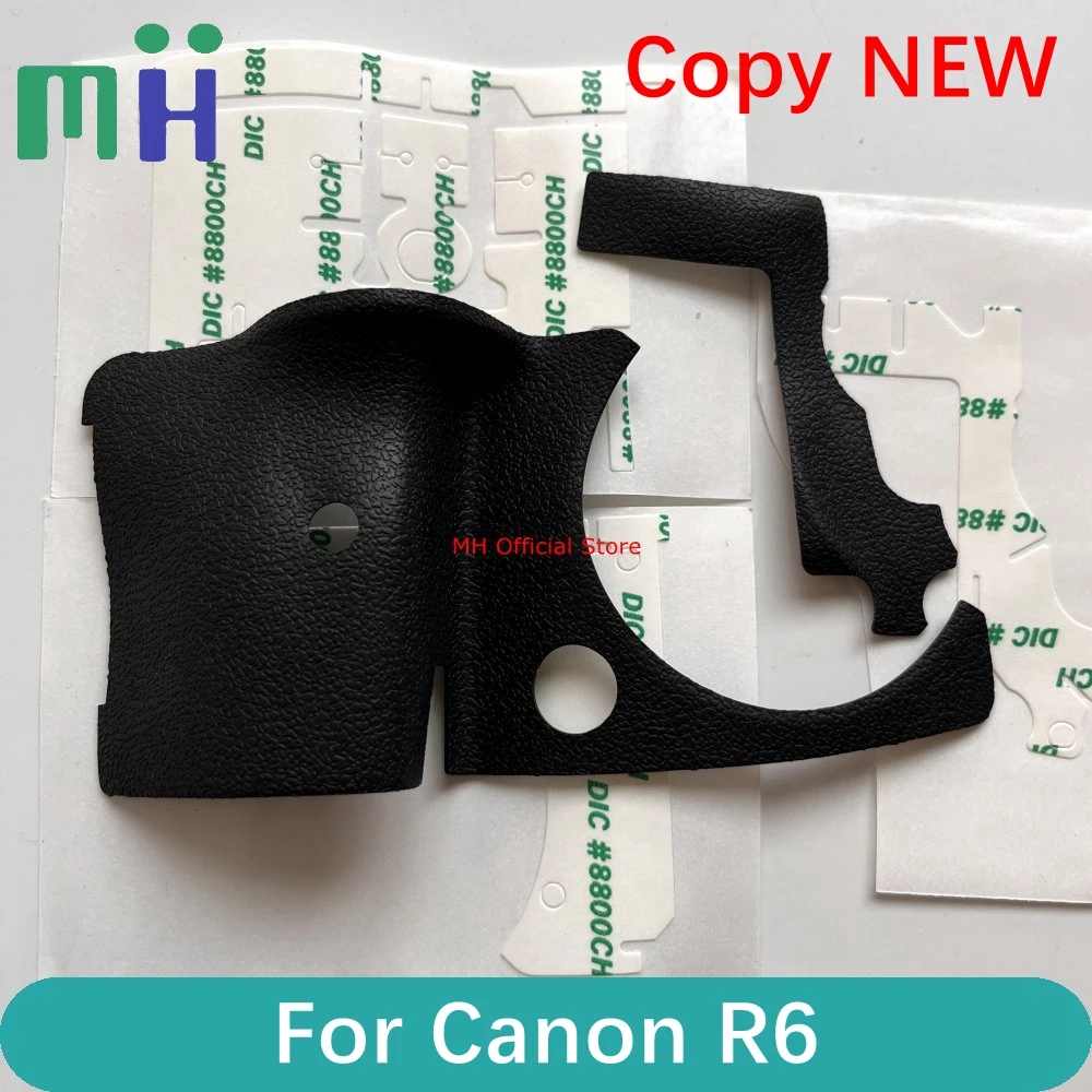 Copia NUOVO Per Canon R6 (Prima Generazione) Grip Gomma Maniglia Destra Copertura + Pollice Posteriore Gomma Sostituzione Della Fotocamera Riparazione Pezzo di Ricambio