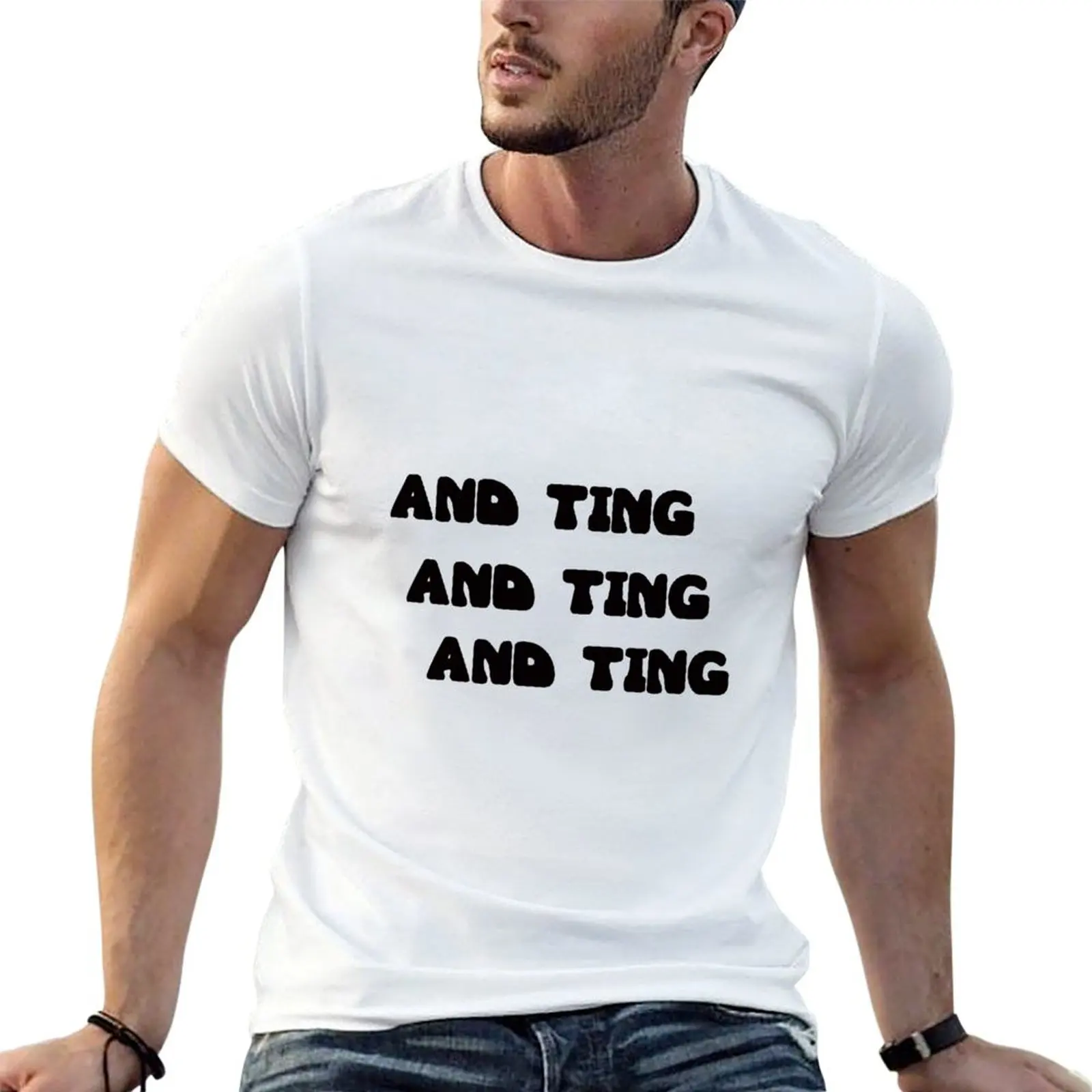 And ting and ting and ting black T-Shirt heavyweights new edition Men's t-shirt