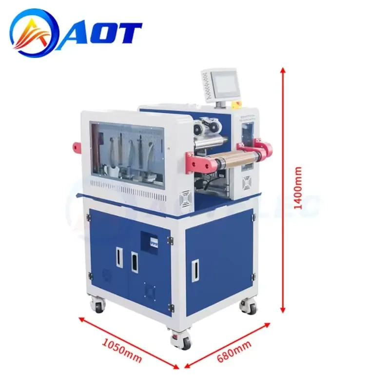 i AOTELEC High Quality Hot Rolling Press with Asynchronous Speed for Dry Electrode / Solid State Electrolyte Fabrication