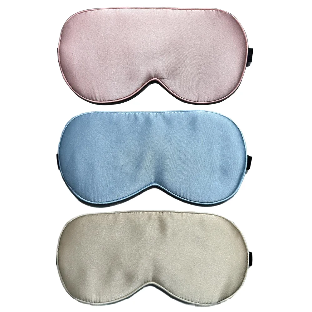 100% Pure Mulberry Silk Sleep Mask Blindfold Eye Shade Covers Blocks Light For Night\'s Sleep Unisex Women Men