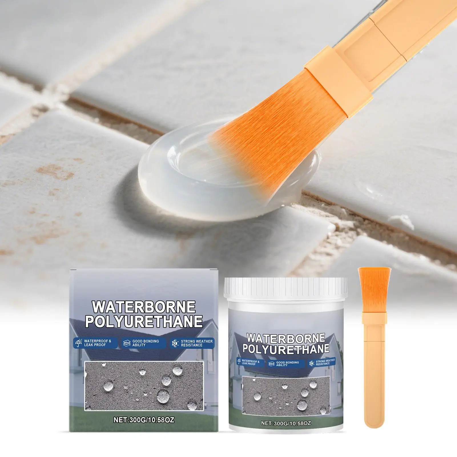 Waterproof Coating Sealant Agent Transparent Glue With Brush Invisible Anti-Leak Roof Repair Broken Agent Waterproof Coating