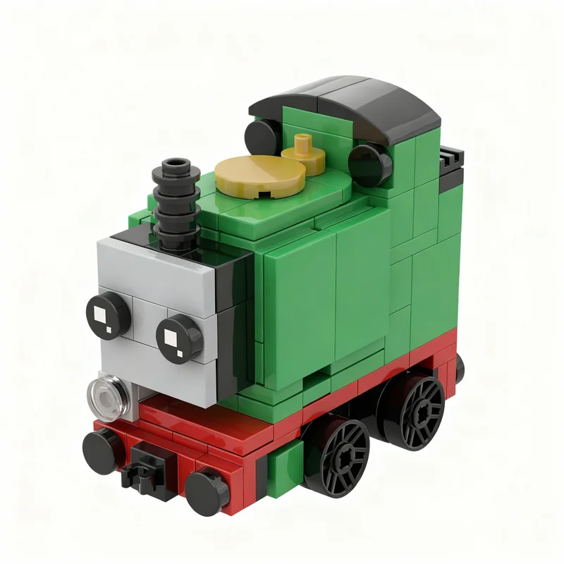 157pcs MOC Percy BrickHeadz Model Building Blocks Christmas Gifts Toys Craft Display Art Assemble Creative DIY Collection Idea