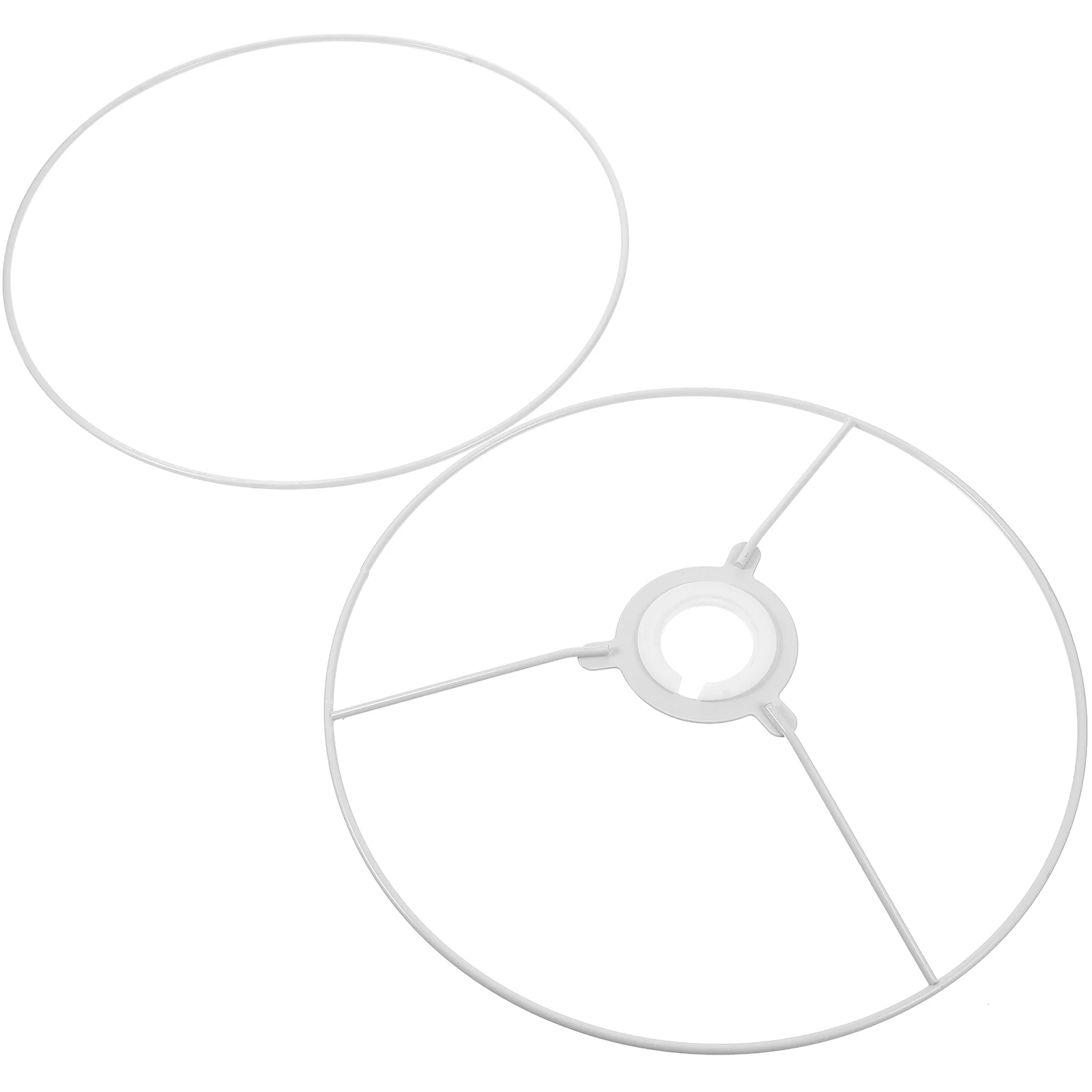 

Lampshade Frame Rings Metal Support Iron Vintage Frames Manual Parts Hardware to Hold