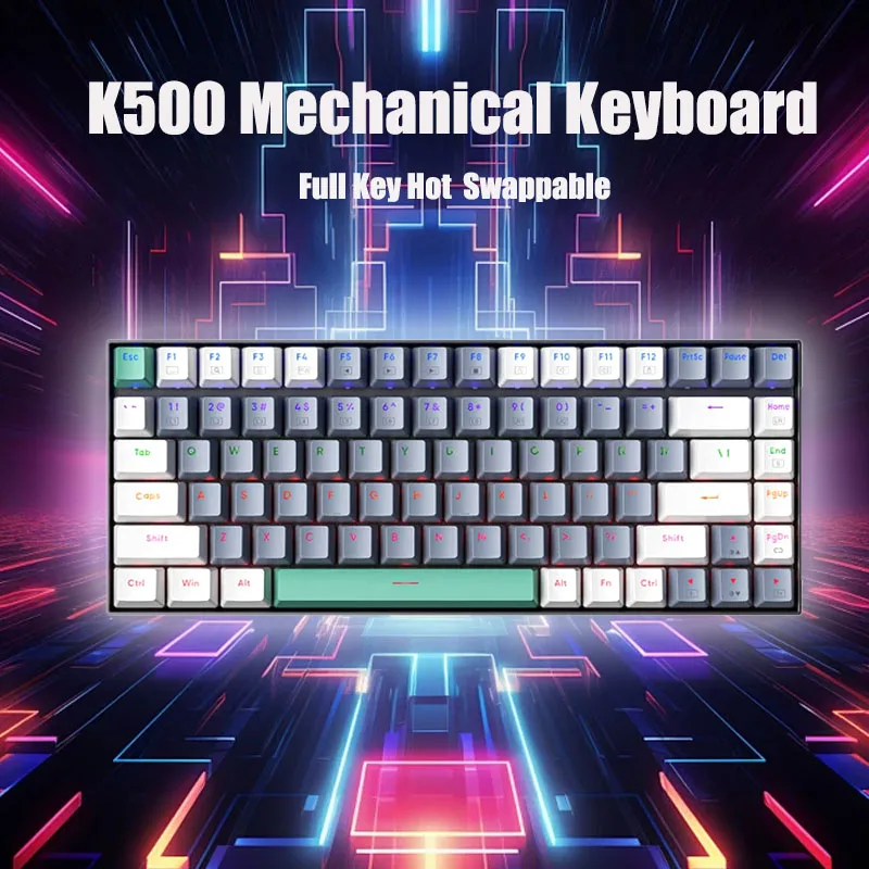 

Machinist Machinike K500 wired mechanical keyboard hot swappable gaming keyboard RGB wireless keyboard game