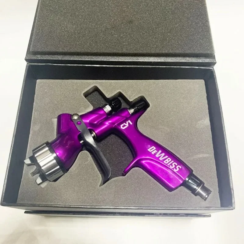 Vepart CV1 Purple Car Spray Gun HVLP Car Paint Spray gun Capacity 600cc with 1.3mm Nozzle