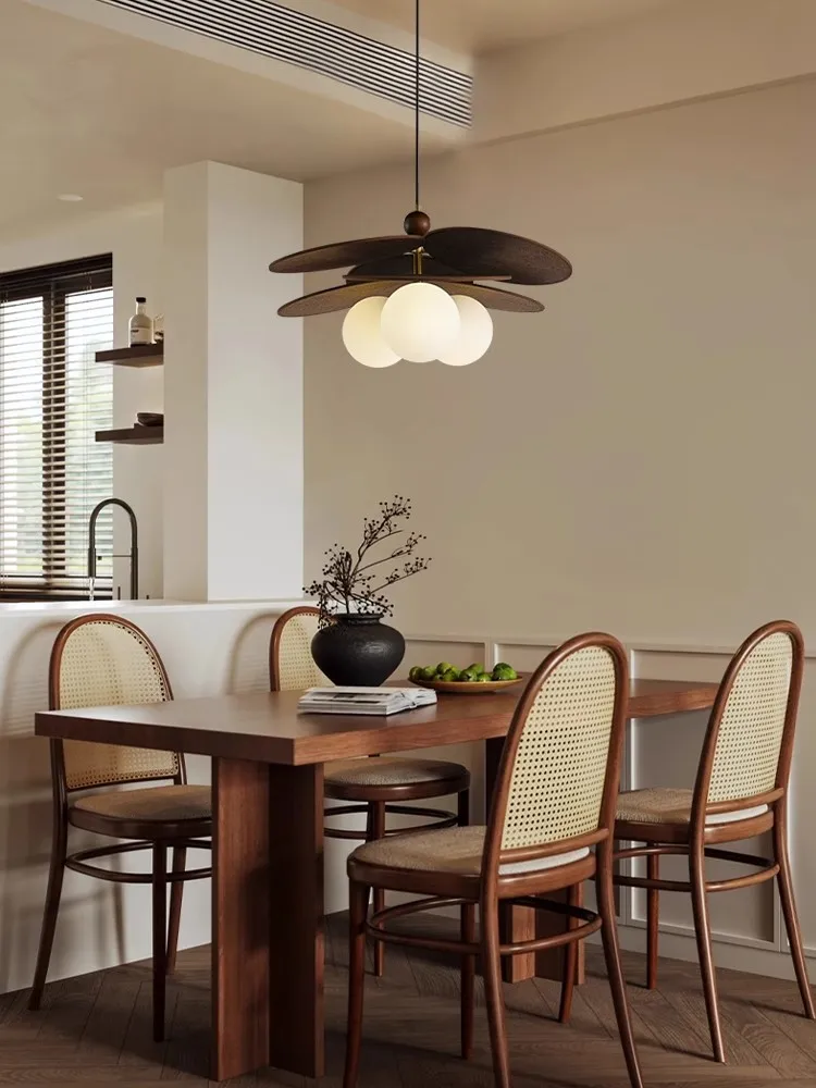 2026 Wabi Sabi Raffia Hanging Chandelier Light Fixture Vintage Bubble Pendant Lamp For Dining Room Living Room Bedroom