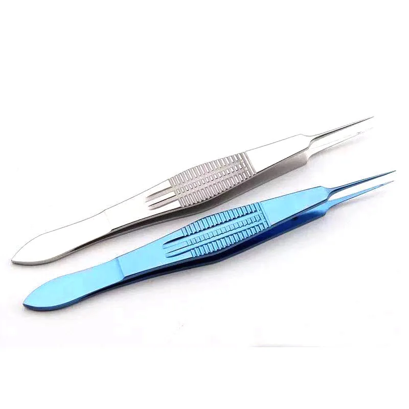 Cosmetic surgery Korean dovetail tweezers Ophthalmic removal tweezers with tooth platform double eyelid tweezers Fat tweezers