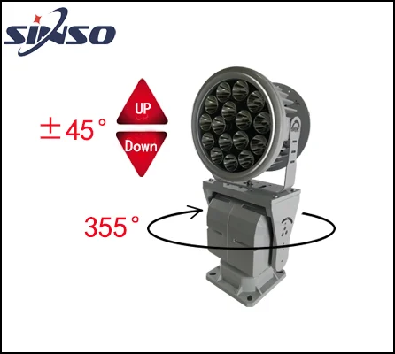 Sinso تصميم جديد سطوع Led مركبة بحرية يخت التحكم عن بعد كشاف سبائك الألومنيوم Led مصباح الصيد 100 #2