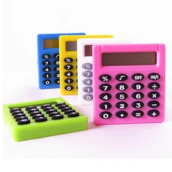 Boutique Stationery Small Square Personalized Mini Creative Calculator Candy Color School Office Electronics 8-digit calculator