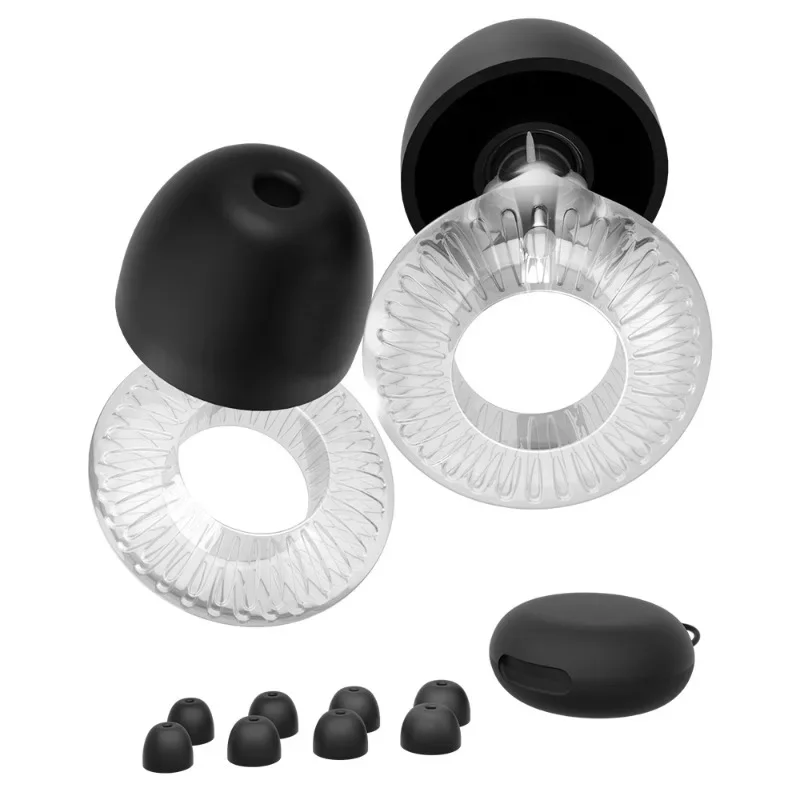 Electroplated Sound Insulation Protective Silicone Earplugs Noise Reduction for Sleep Music Daily Noise Prevention