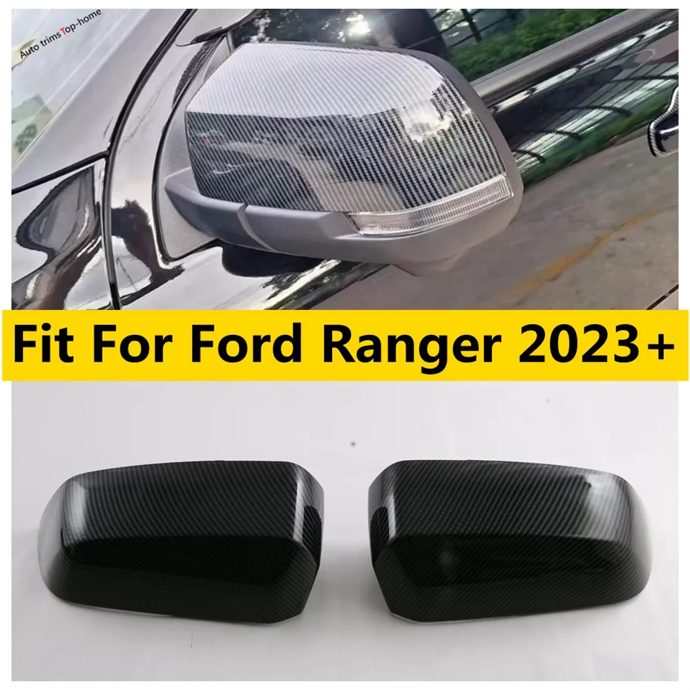 

Outside Rear View Mirror Decoration Frame Protector Shell Cover Housing Trim Fit For Ford Ranger 2023 2024 Car Accessories