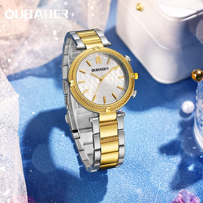 

Oubaoer Luxury Brand Women's Watch Waterproof Calendar Display Elegant Waterproof Quartz Watch Women's Gift