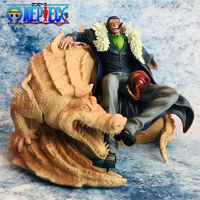 

One Piece Anime Figure Sir Crocodile Figures King Of The Desert Figures Model 18cm Pvc Statue Figurine Collection Ornament Toy