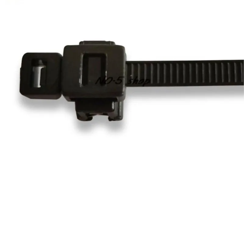 10Pcs Car Harness PP9110301 Split Steel Binding Tape Plastic Binding Tape 9818107 Black Fixing Clip