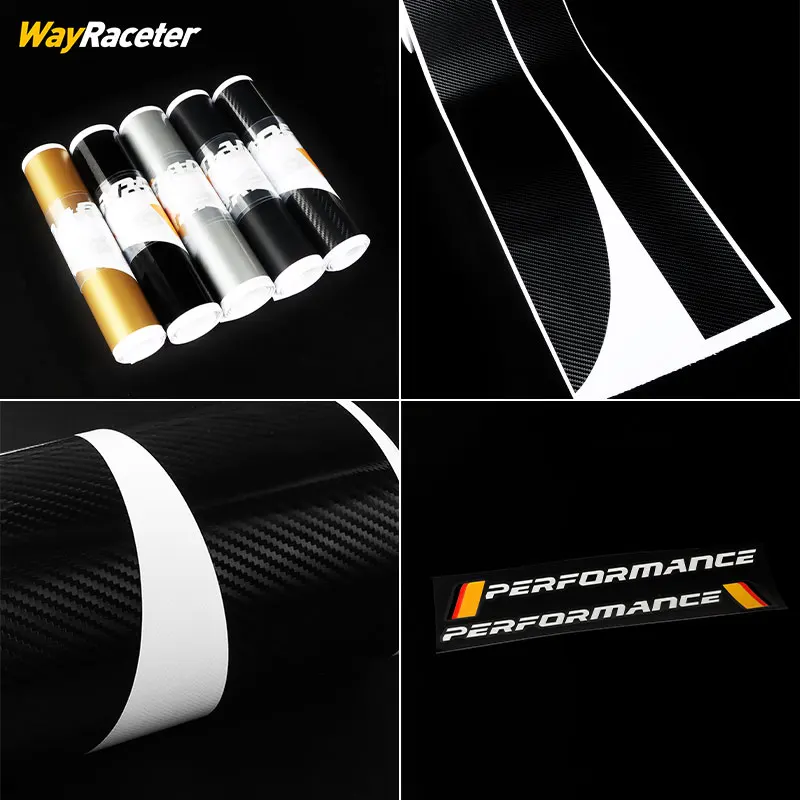 2 Pcs M Performance Decal Door Side Stripe Skirt Sticker For BMW 7 Series G11 G12 7er 730d 740d 750i 760li 2016-2022 Accessories