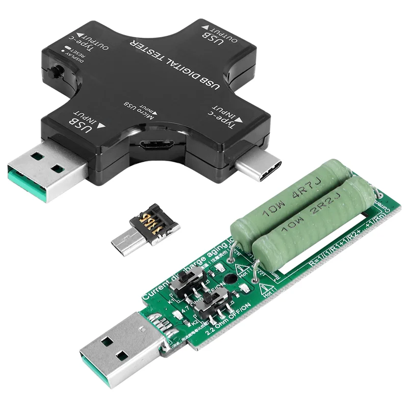 USB チェッカー, DC5.5 アプリ 18 で 1 USB 3.0 テスター DC デジタル