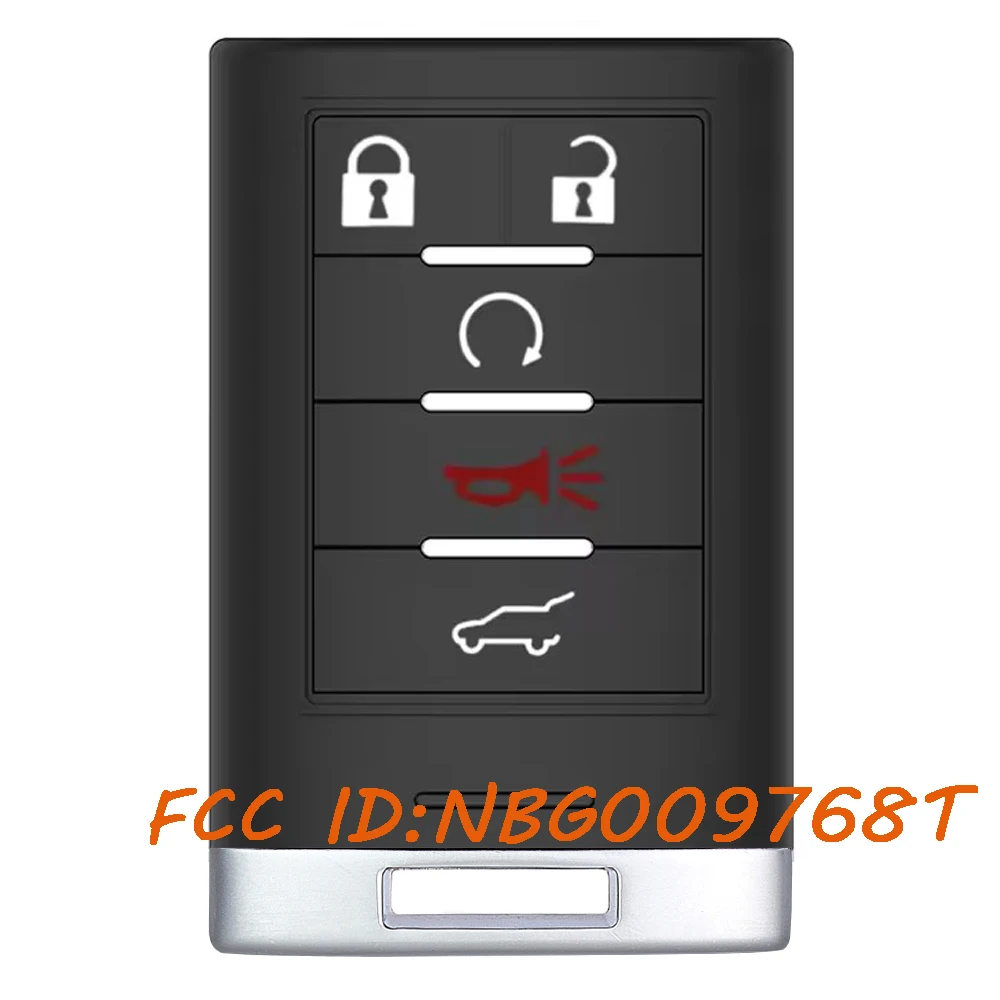 

KEYECU NBG009768T Дистанционный брелок для Cadillac ATS SRX CTS ELR XTS DTS 2010 2011 2012 2013 2014 2015 315/433 МГц 20984227 22865375