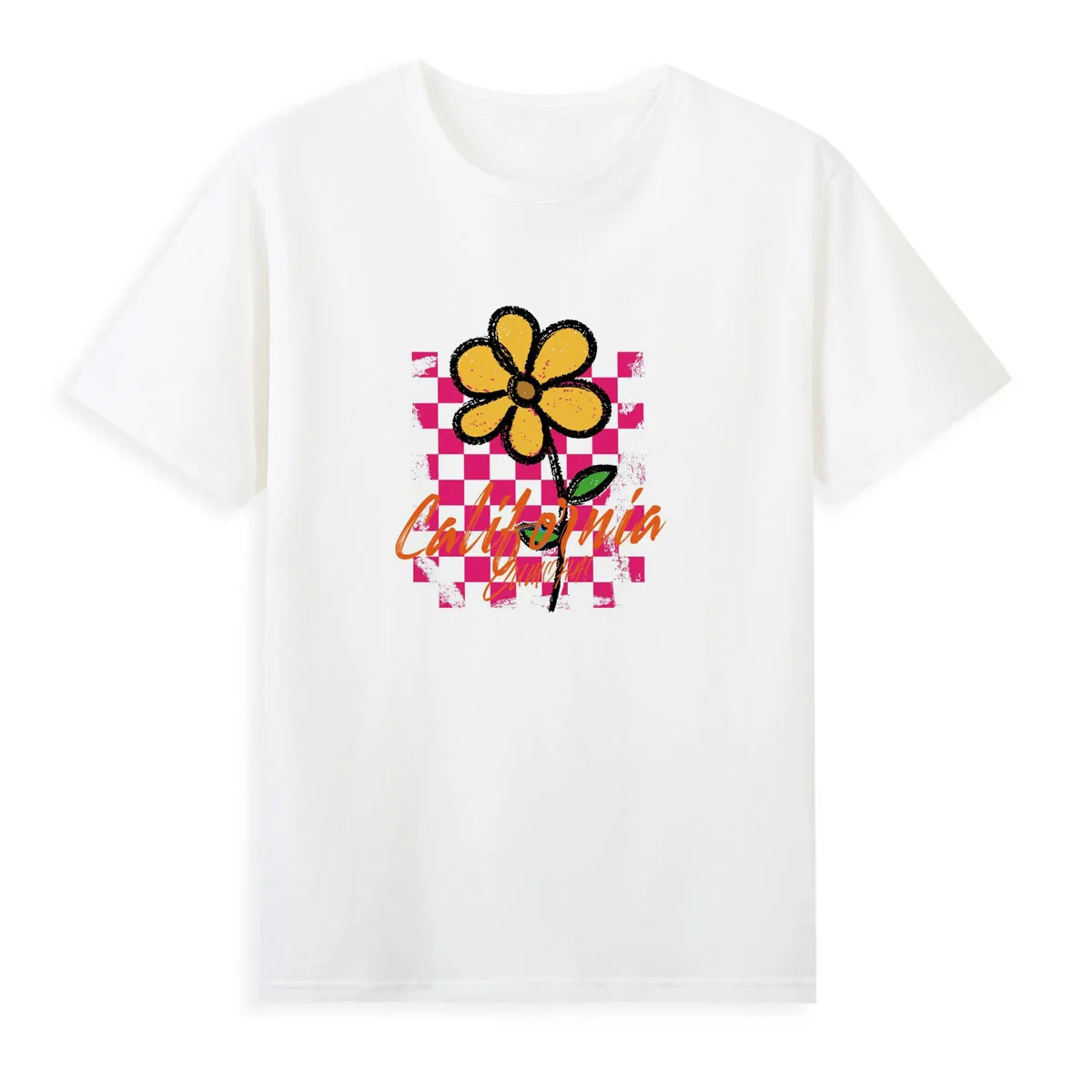 

Cute floret tshirt Super lovely summer flowers t-shirt for women Hot sale brand good quality cotton shirts A011