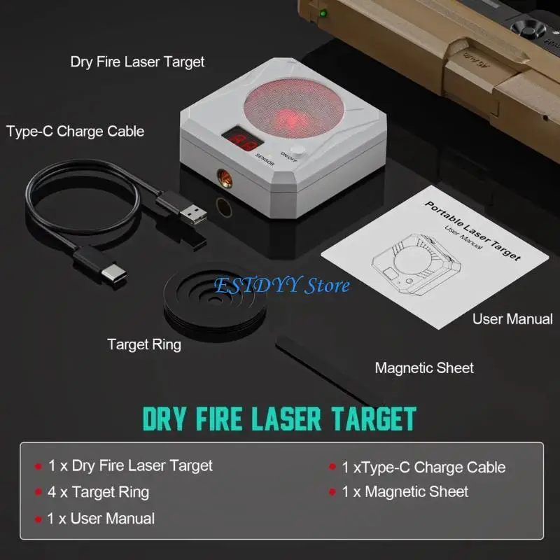 G6DE التعريفي أهداف التسجيل الإلكترونية قابل للتعديل لعبة ممارسة الرماية مع المؤثرات الصوتية معدات لعبة التدريب دائمة