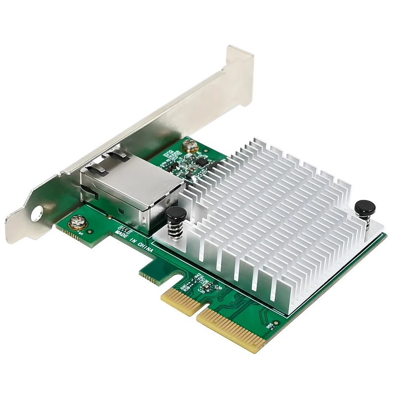 Marvell AQC113C 10G-T PCIe 3.0 x4 네트워크 카드 단일 포트 RJ45 이더넷 어댑터 서버/데스크탑/NAS for Win/Linux 지원