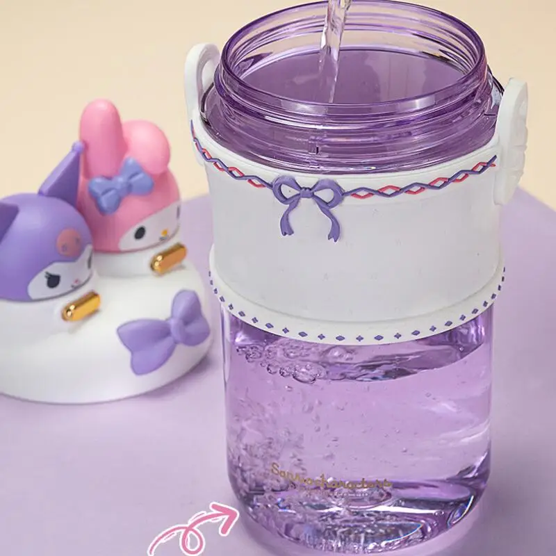 

Sanrio My Melody Kuromi Pochacco пластиковая чашка для воды чашка для холодных напитков хит продукта Kawaii мультфильм портативная большая емкость для взрослых милая