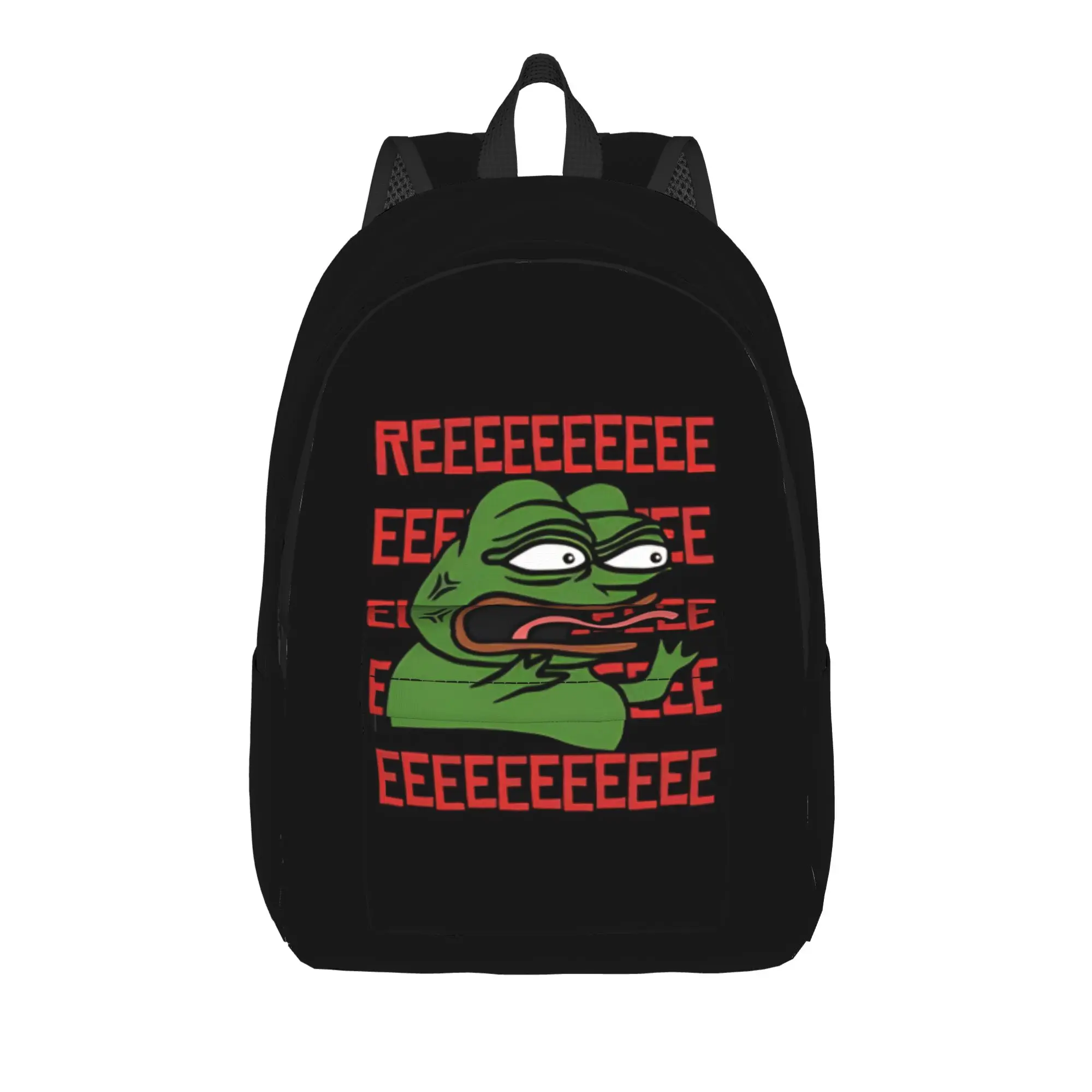 Рюкзак Reeee Knapsack Pepe the Frog в стиле Harajuku, унисекс, для школьников.