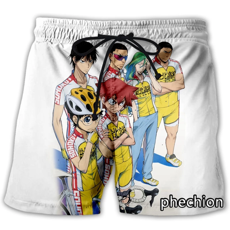 phechion New Fashion Men/Women Yowamushi Pedal Limit Break 3D Print Casual Shorts Novelty Streetwear Men Loose Sport Shorts L08