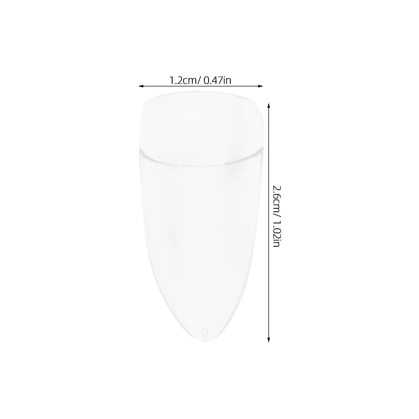 ชุดเล็บปลอมแบบเต็มเล็บ 100 ชิ้น แบบใส กดติดเอง สำหรับผู้หญิง ทำเล็บเอง อุปกรณ์เสริมสำหรับร้านทำเล็บ