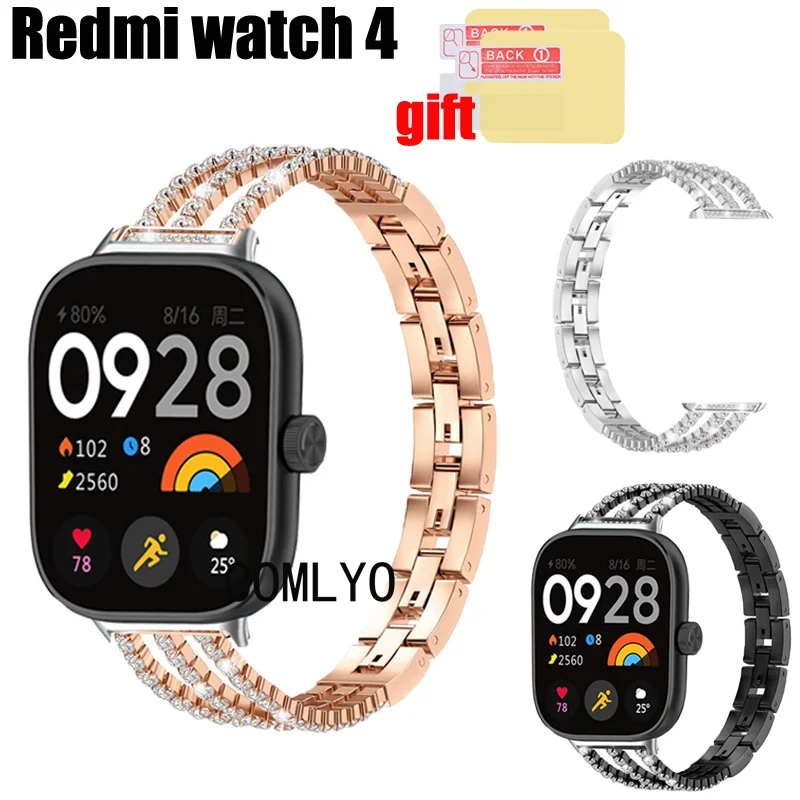 

Ремешок для Redmi watch 4, женский браслет, браслет с адаптером