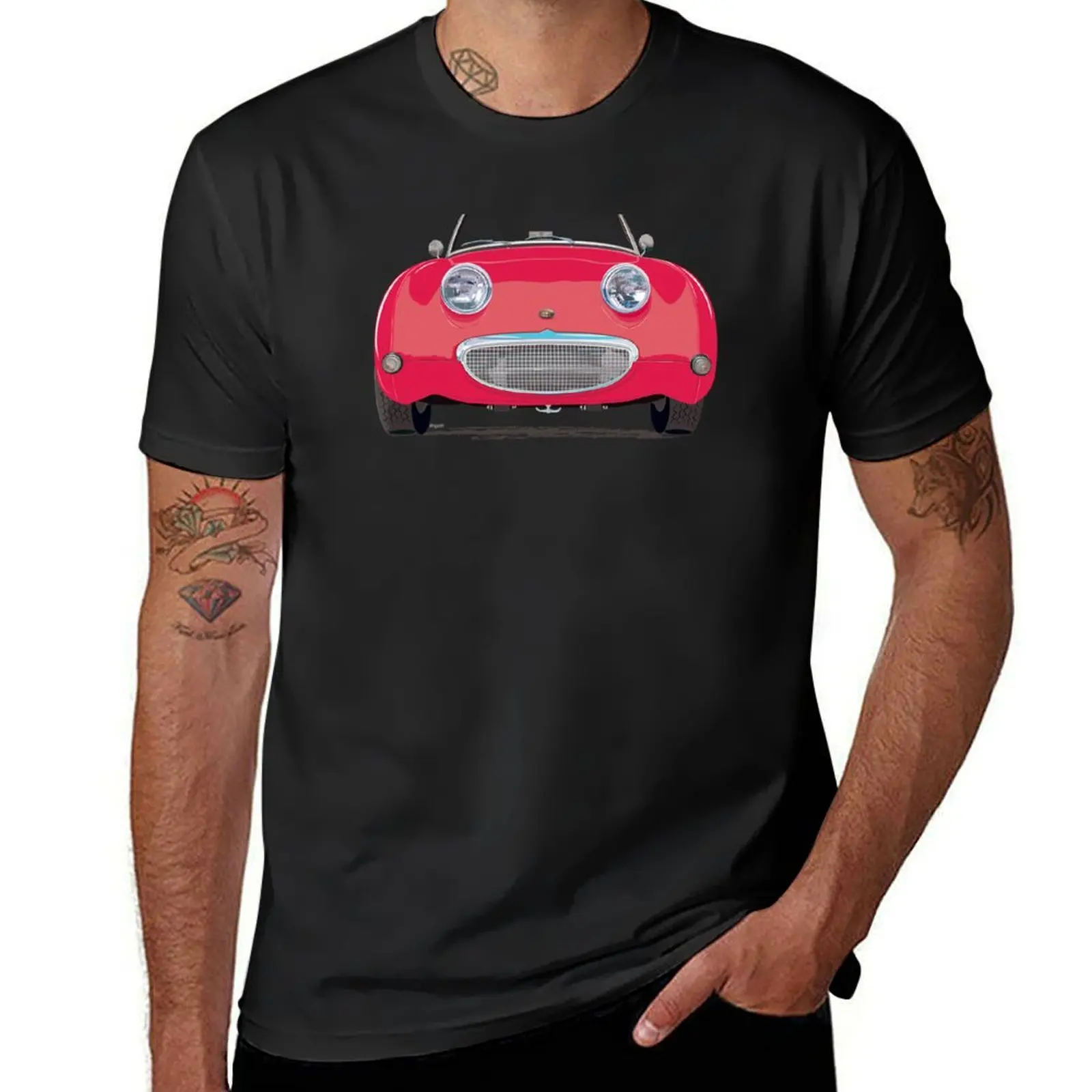 Cherry Red Frogeye/Bugeye – the first little 'Healey' with a big smile! T-Shirt blanks tops men clothes