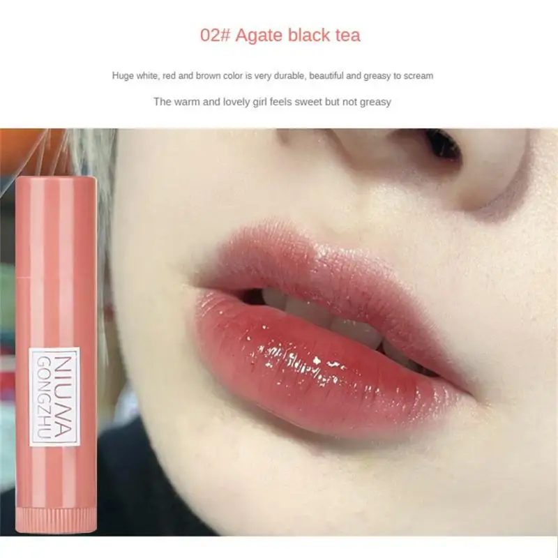 1/3pcs Lip Balm Moisturizing Anti-dry Lip Balm Anti-cracking Lipstick Easy To Carry Colored Lip Tint Makeup Lip Care Cosmetics