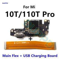 For Xiaomi Mi 10T 10T Pro 5G USB Charging Port Dock Board SIM Reader Card Slot Main Motherboard Flex Cable Repair Parts