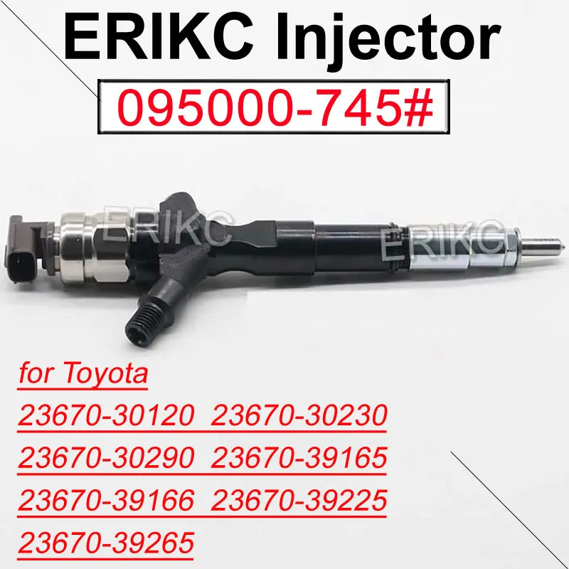 

23670-30290 Common Rail Fuel Injector 095000-7450 Diesel Spray Parts Nozzle 095000-7452 for Toyota DENSO 095000-7451