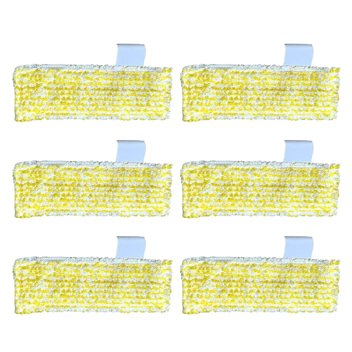 6pcs Replacement Microfibre Mop Cloth for Easy Fix SC2, SC4, SC5 Steam Cleaners Part Mop Pads