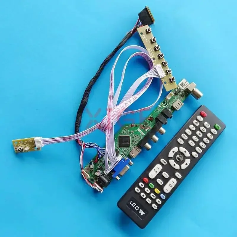 Driver Controller Board For LTN145AT01-H01 LTN145AT01-H02 Kit Analog TV HDMI+VGA+AV+USB 1366x768 Laptop Screen 40-Pin LVDS 14.5