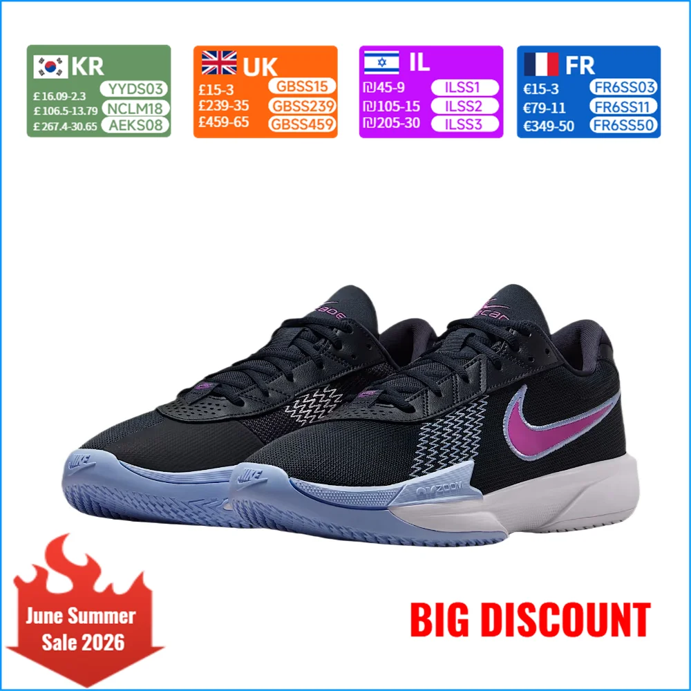 

Nike Air Zoom G.T. CUT Men's/Women's Basketball Shoes Slip-Resistant, Lightweight Support, Cushioning, Durable FB2598-401