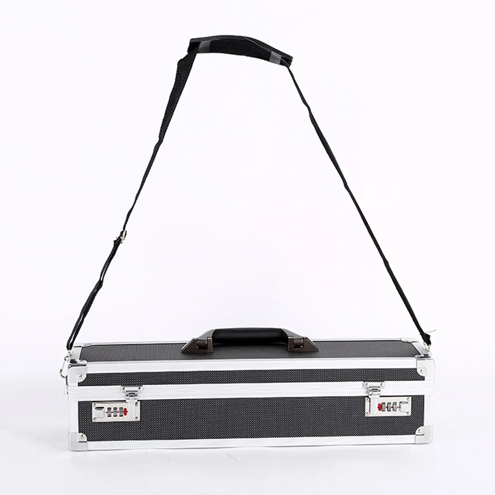Chef Knives Case Knife Organizer Aluminum Frame with Handle with Sponge Lining Portable Suitcase Carrying Case for Activities