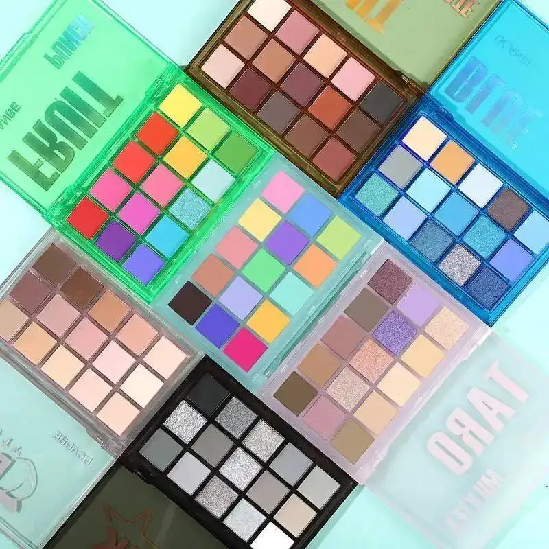 Ucanbe Macaron Eyeshadow Palette 15 Colors Pink Multi-Color Matte Finish Affordable Niche Colorful Play Makeup