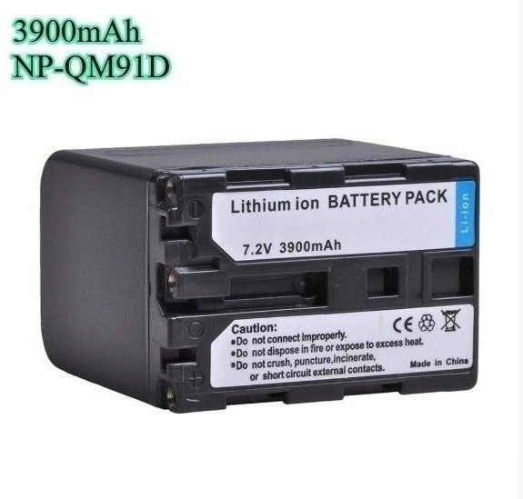 3900Mah NP-QM91D Li… - image