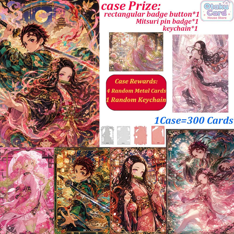 Demon Slayer Card Kimetsu no Yaiba Shadow Blade Glimmering Light Peel Off Collectible Trading Cards