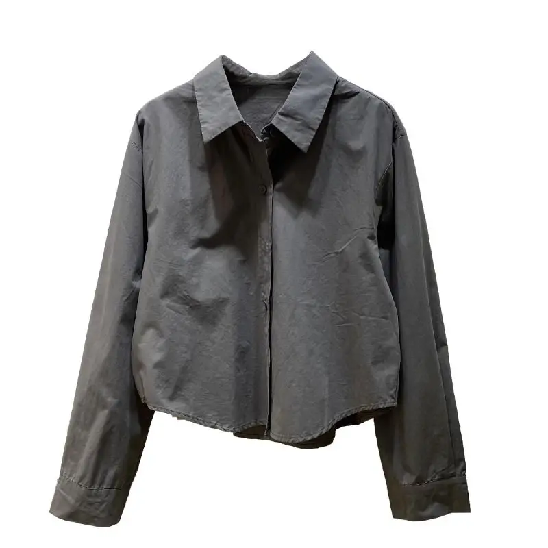 

Весенняя офисная леди Простота Элегантный тренд Пуговицы Однобортный однотонный с длинным рукавом Яркий Легко закрывается людям Дикий