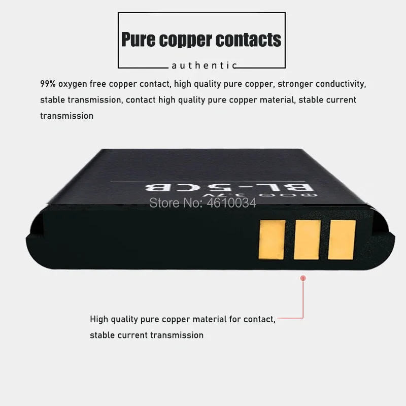 BL-5CB BL 5CB البطارية ل نوكيا 1800 E60 3600 3660 6620 6108 3108 2135 6086 6108 6230 6820 7610 بطاريات