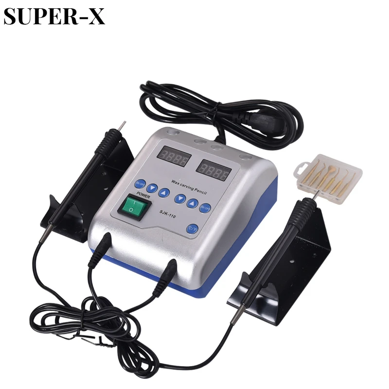 

1 комплект, стоматологическая электрическая восковая машина SJK, инструмент для резьбы по воску, двойная ручка, электрический нож для воска, комплект цифрового дисплея для стоматологической лаборатории